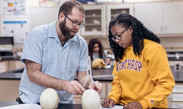 student and a faculty member