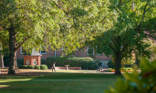 campus with Well Pavillion